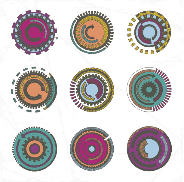 抽象的圈子图片下载