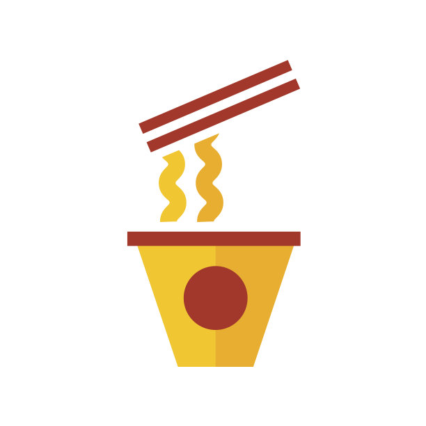 一杯黄色的方便面图片下载