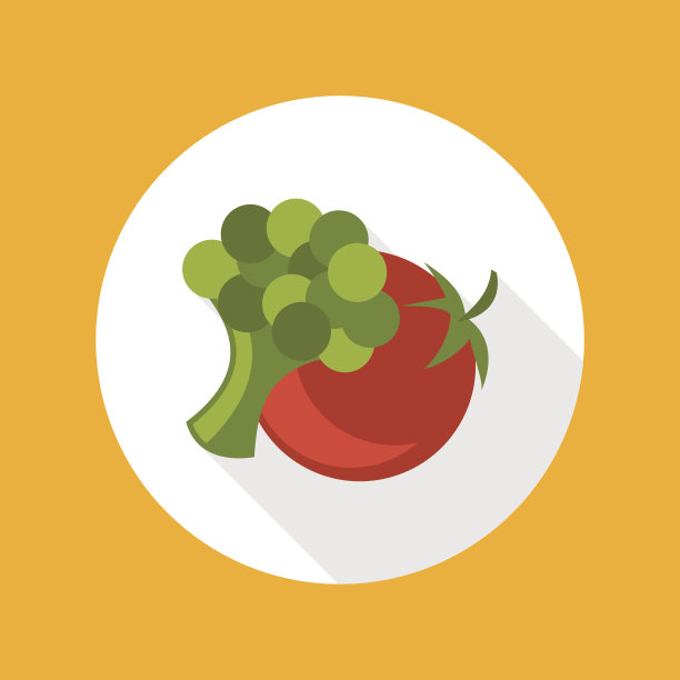 番茄配西兰花图片下载