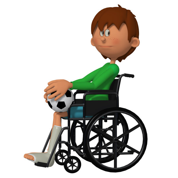 坐在轮椅上的孩子图片下载