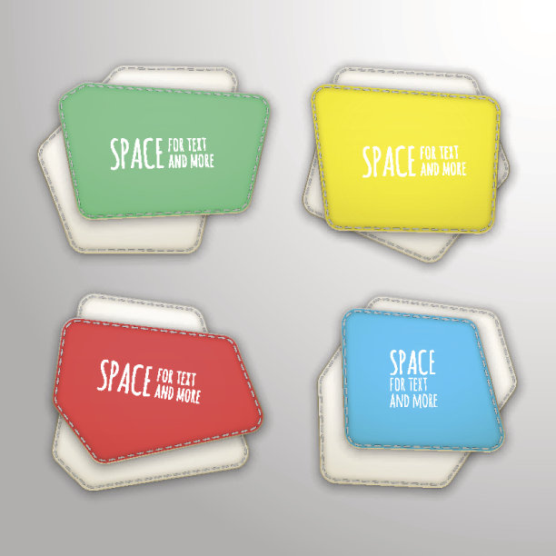 向量补丁横幅图片下载