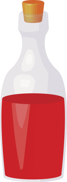 血瓶矢量插图孤立在白色背景图片下载