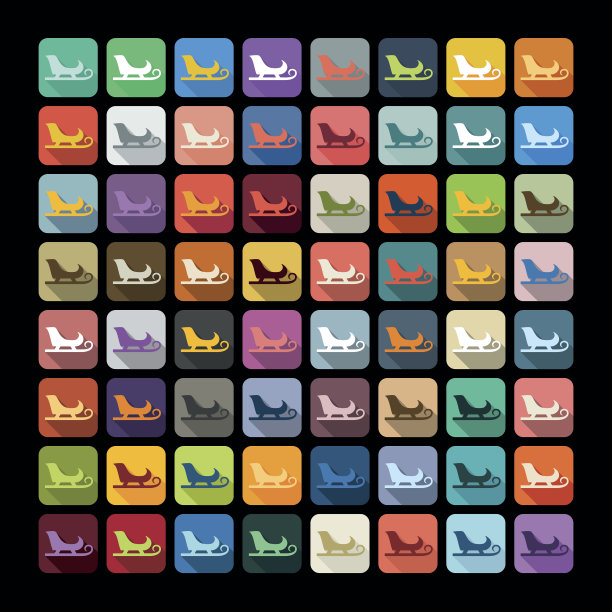 平面设计:雪橇图片下载