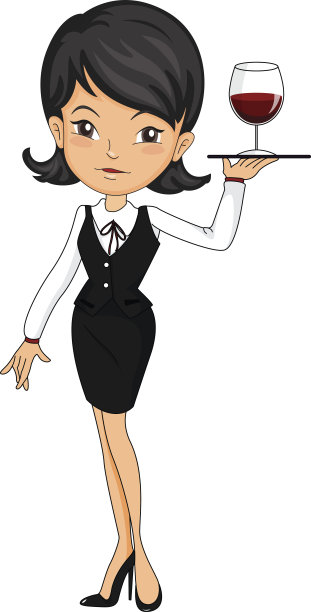 女服务员图片下载