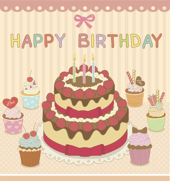 生日蛋糕派对图片下载