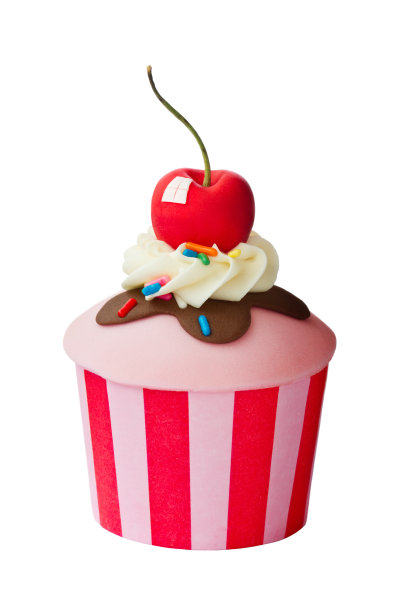 冰淇淋圣代纸杯蛋糕图片下载