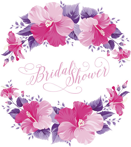 芙蓉花花环图片下载