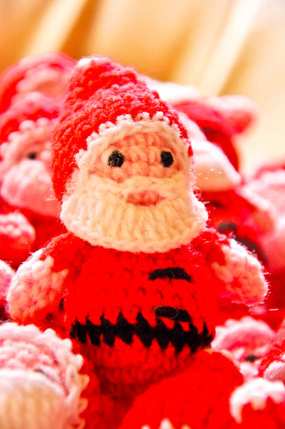 特写圣诞老人站在圣诞老人的背景图片下载