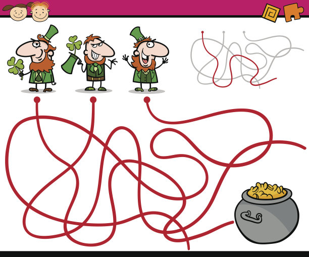 路径或迷宫卡通游戏图片下载