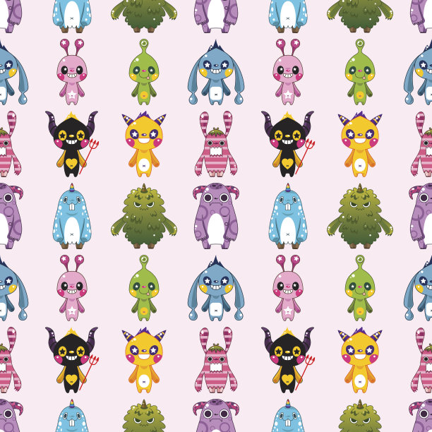 无缝的怪物模式图片下载