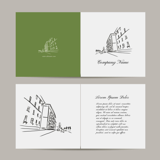 贺卡、城市景观设计图片下载