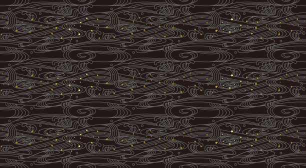 波墙纸。无缝模式。图片下载