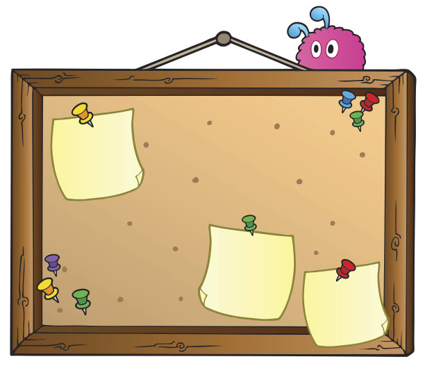 卡通公告栏图片下载