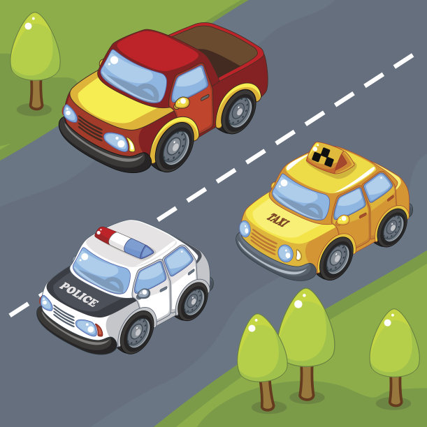 路上的汽车图片下载