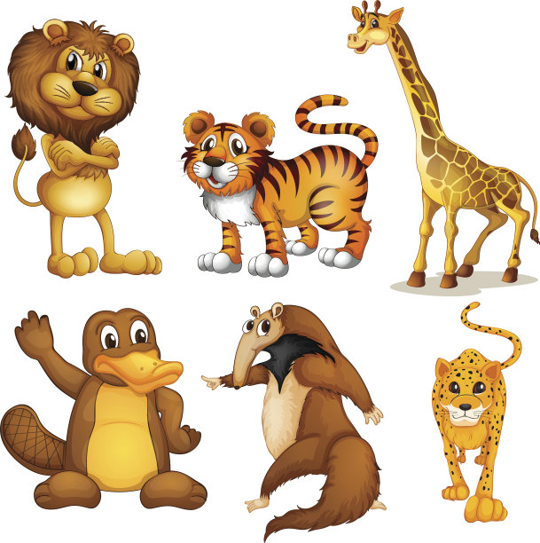 不同种类的陆地动物图片下载