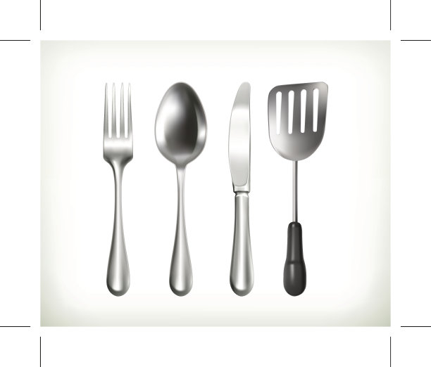 餐具、矢量对象图片下载