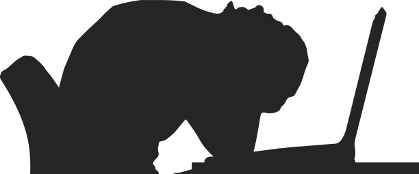 一个女人的矢量剪影。图片下载