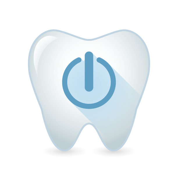 牙齿图标与一个关闭按钮图片下载