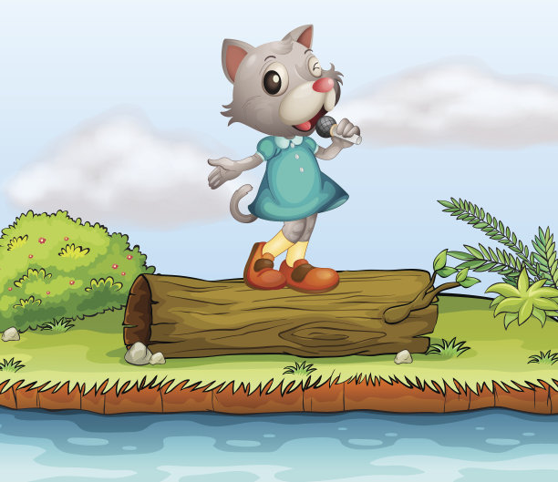 母猫唱歌图片下载