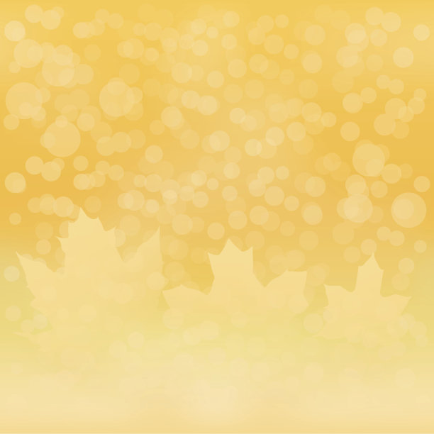 模糊的黄色秋天背景图片下载