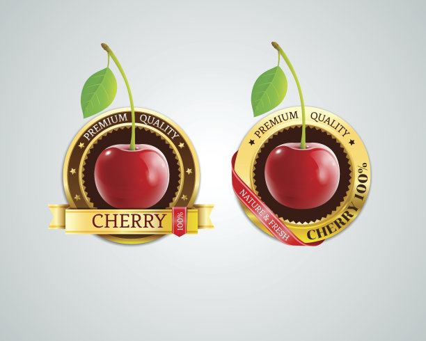 樱桃金标签质量图片下载
