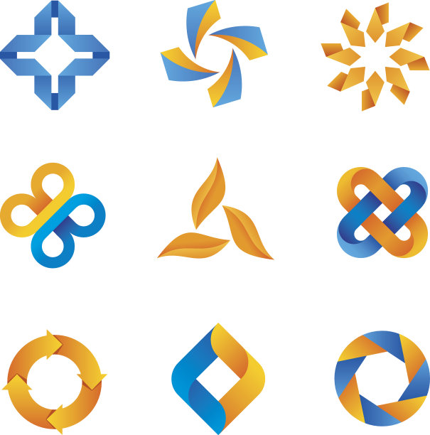 炫酷的循环Logo和图标图片下载