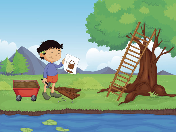 有草图的木匠图片下载