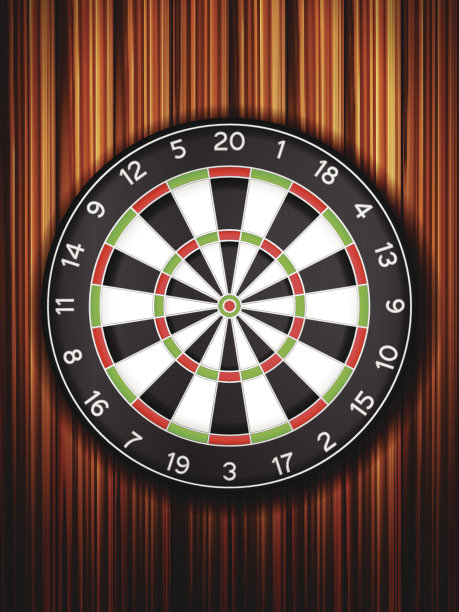 圆靶木制背景图片下载