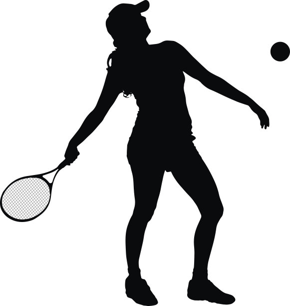 矢量剪影的女人。图片下载