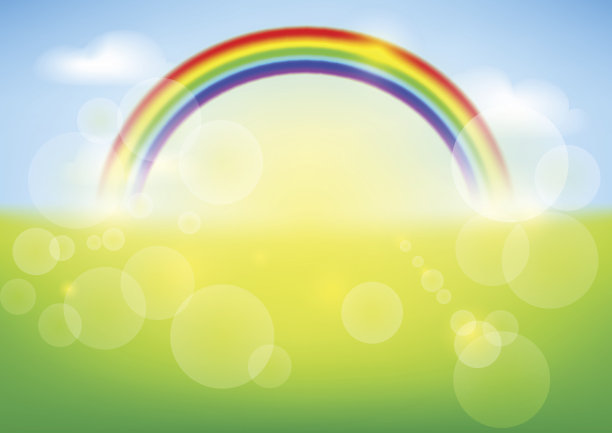 天空中的彩虹图片下载