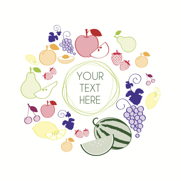 水果花环图片下载