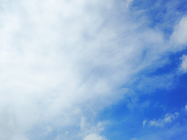 蓝天上的云图片下载