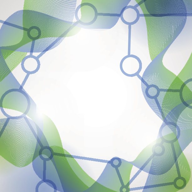 分子抽象背景。素材图片