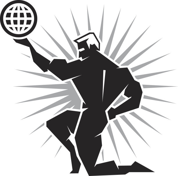 泰坦阿特拉斯支撑着世界图片下载