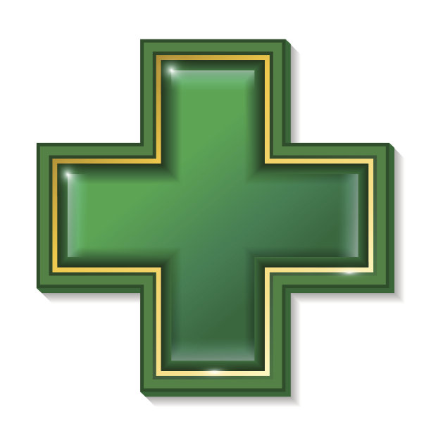 卫生服务标志、符号、十字。图片下载