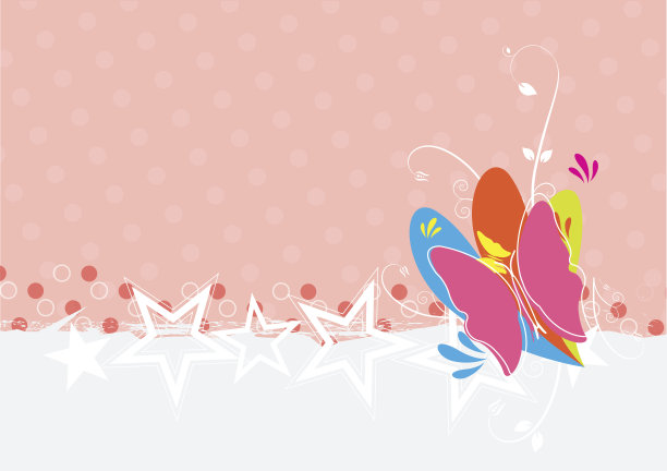 蝴蝶背景设计图片下载