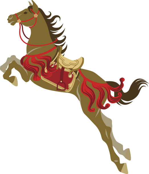 跳马，日本复古服装图片下载