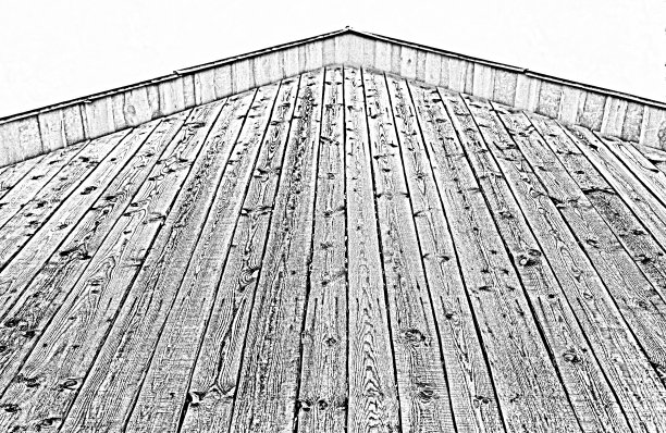 木制的屋顶图片下载