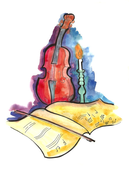 音乐静物图片下载