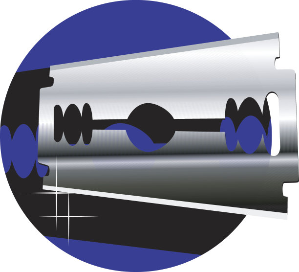 刮胡刀片图片下载