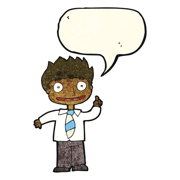 卡通人用思想和言语泡泡图片下载