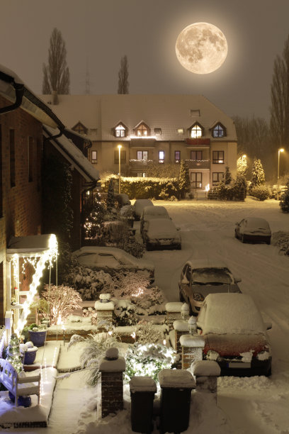 路在冬天图片下载