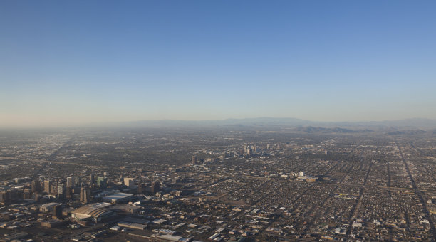 凤凰城在亚利桑那州鸟瞰图图片下载