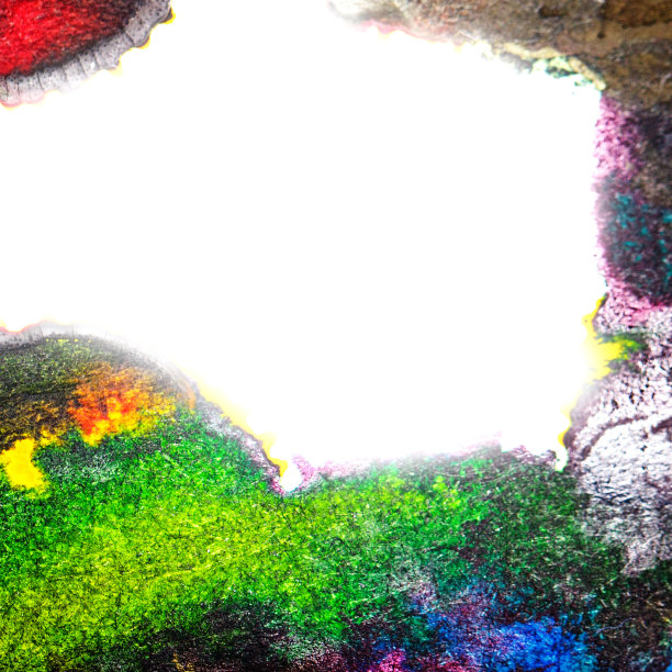 抽象红色，橙色，黄色，绿色，蓝色，靛蓝色，紫色，墨水图片下载