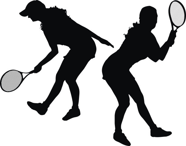 矢量剪影的女人。图片下载