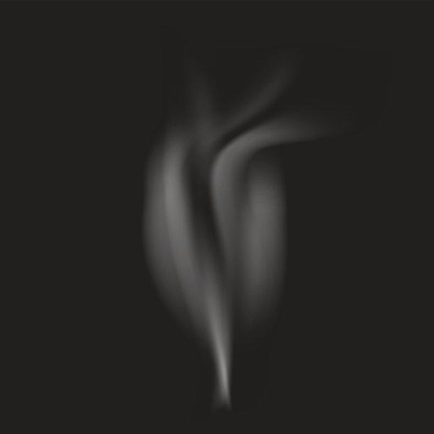 向量现实的白色烟雾上的黑色图片下载