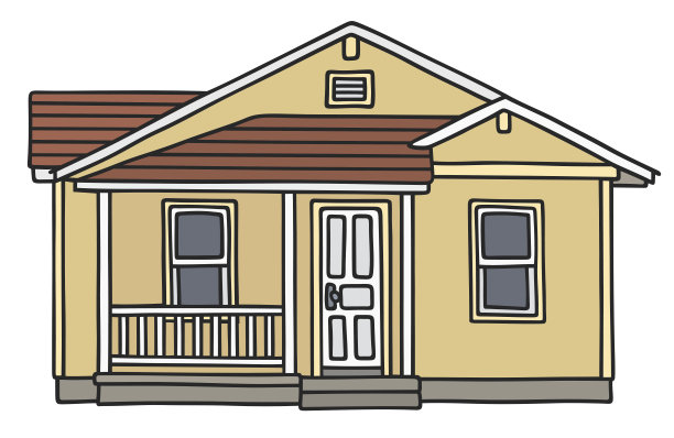 黄色的小房子图片下载