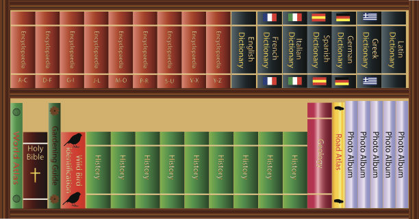 书架上图片下载