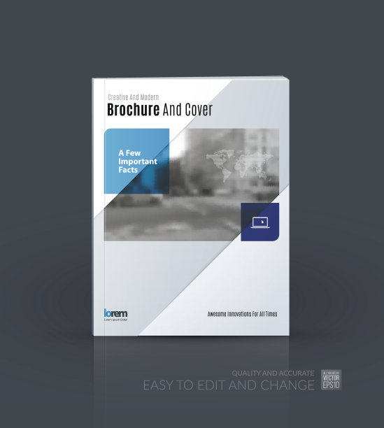 宣传册模板布局、封面设计、年报、杂志、图片下载