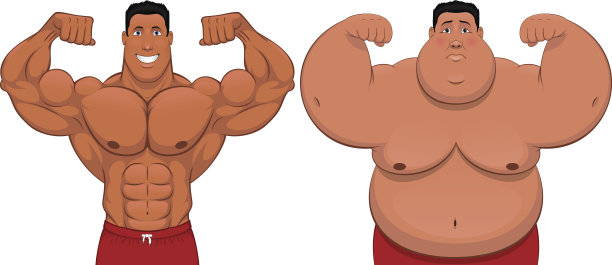 运动员和胖子图片下载